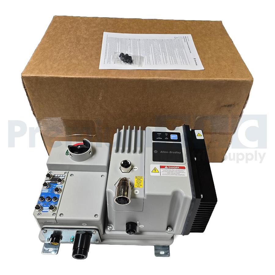 Used ALLEN BRADLEY 284E-FVD2P3Z-10-RRG-SBG-DB1-EMI /C EtherNet/IP ArmorStart VFD NSMP