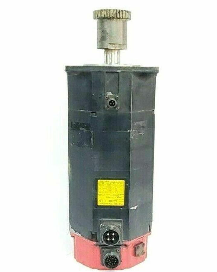 Used FANUC MODEL A22/2000 AC SERVO MOTOR A06B-0147-B675 2000RPM, 3.8KW, 157V, 15A