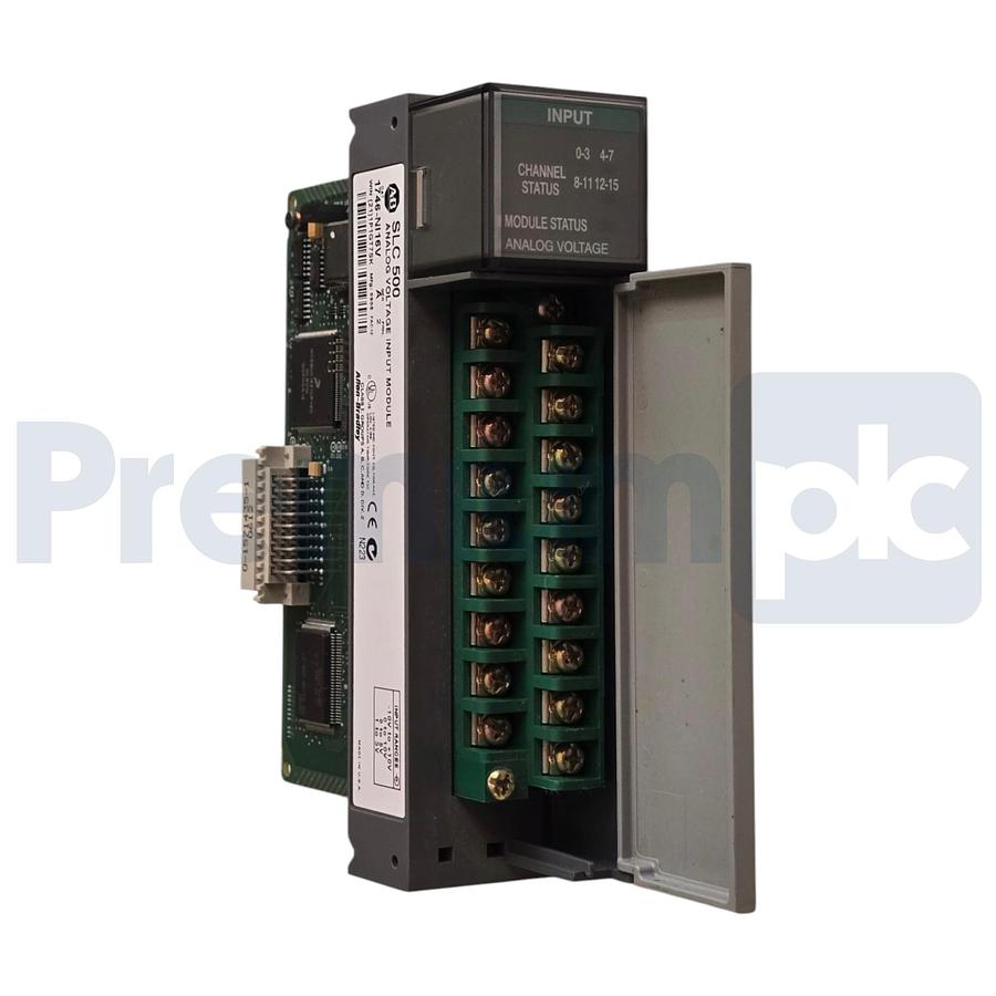 Used Allen Bradley 1746-NI16V /A SLC 500 Analog Voltage Input Module 16-Ch FRN 2 NUPI