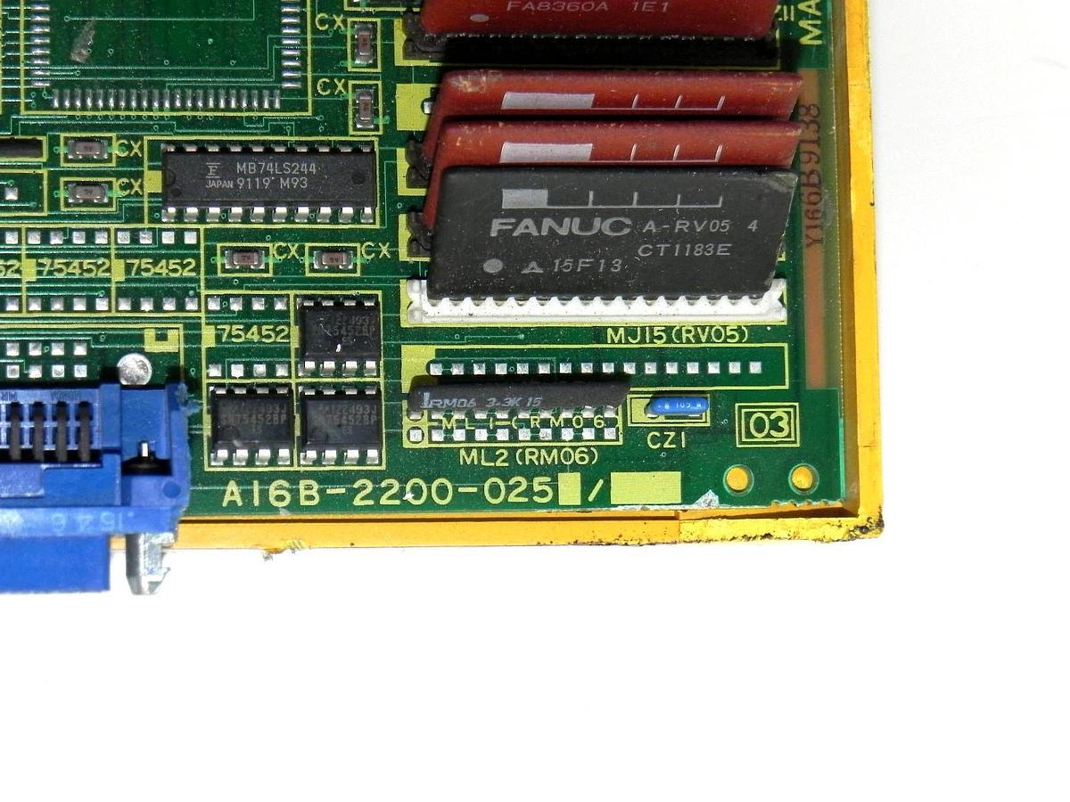Used FANUC A16B-2200-0252/06C 2-AXIS CONTROL BOARD A16B-2200-0252