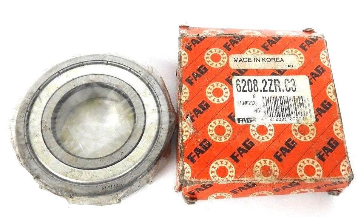 Used NIB FAG 6208.2ZR.C3 DEEP GROVE BALL BEARING 62082ZRC3