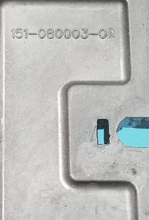 Used PACIFIC SCIENTIFIC 151-080003-02 DRIVE HOUSING W/ 153-080001-02 BACK PLATE