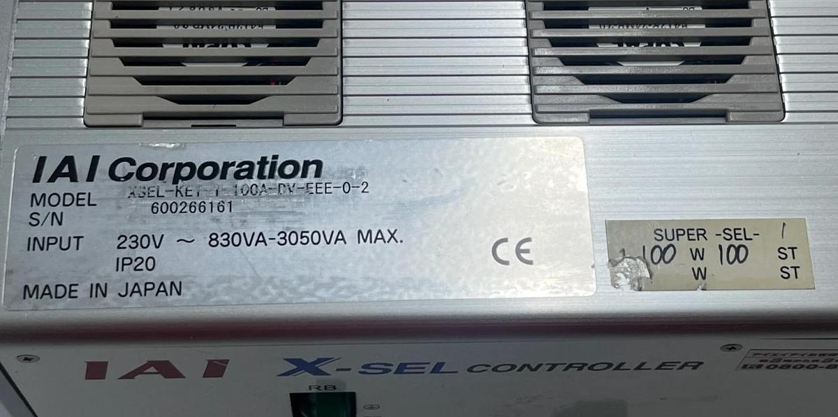 Used IAI X-SEL Controller XSEL-KET-1-100A-DV-EEE-0-2 | Single Axis 100W DeviceNet