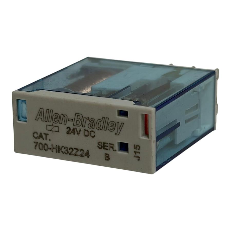 Used New Allen-Bradley 700-HK32Z24 24VDC 8A Slim Blade Power Relay Ser B