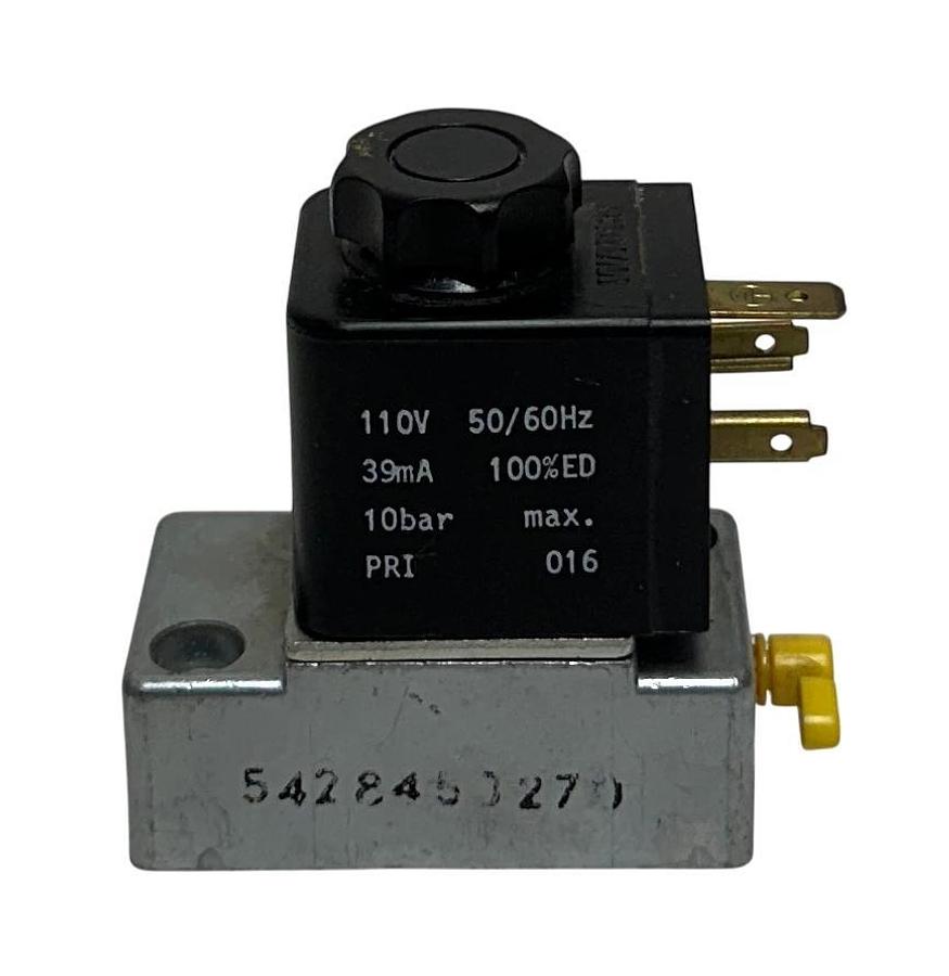 WABCO BOSCH 5428450270 PILOT VALVE W/ COIL 110V 50/60Hz 30mA 3-PRONG NSNP