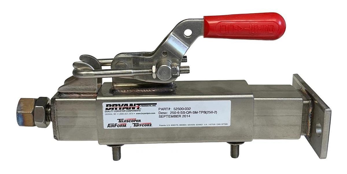 NEW BRYANT 52500-032 / 52500032 CONVEYOR BELT TENSIONER 250-6-SS-QR-SM-TPB NSNP