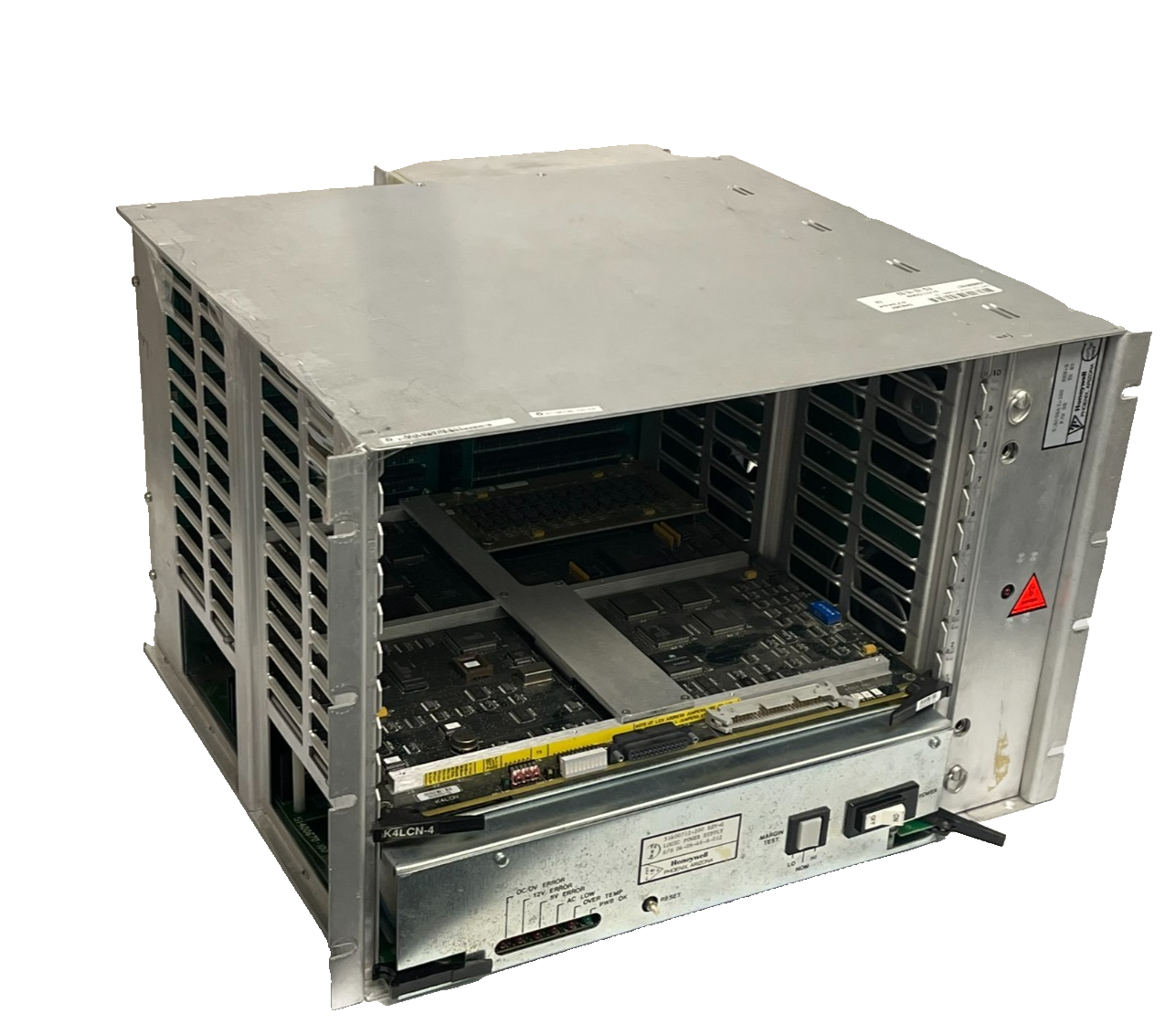 Used HONEYWELL 51196736-100-RP 10-Slot Chassis Assy w/ PSU, Fan, Processor & Adapter