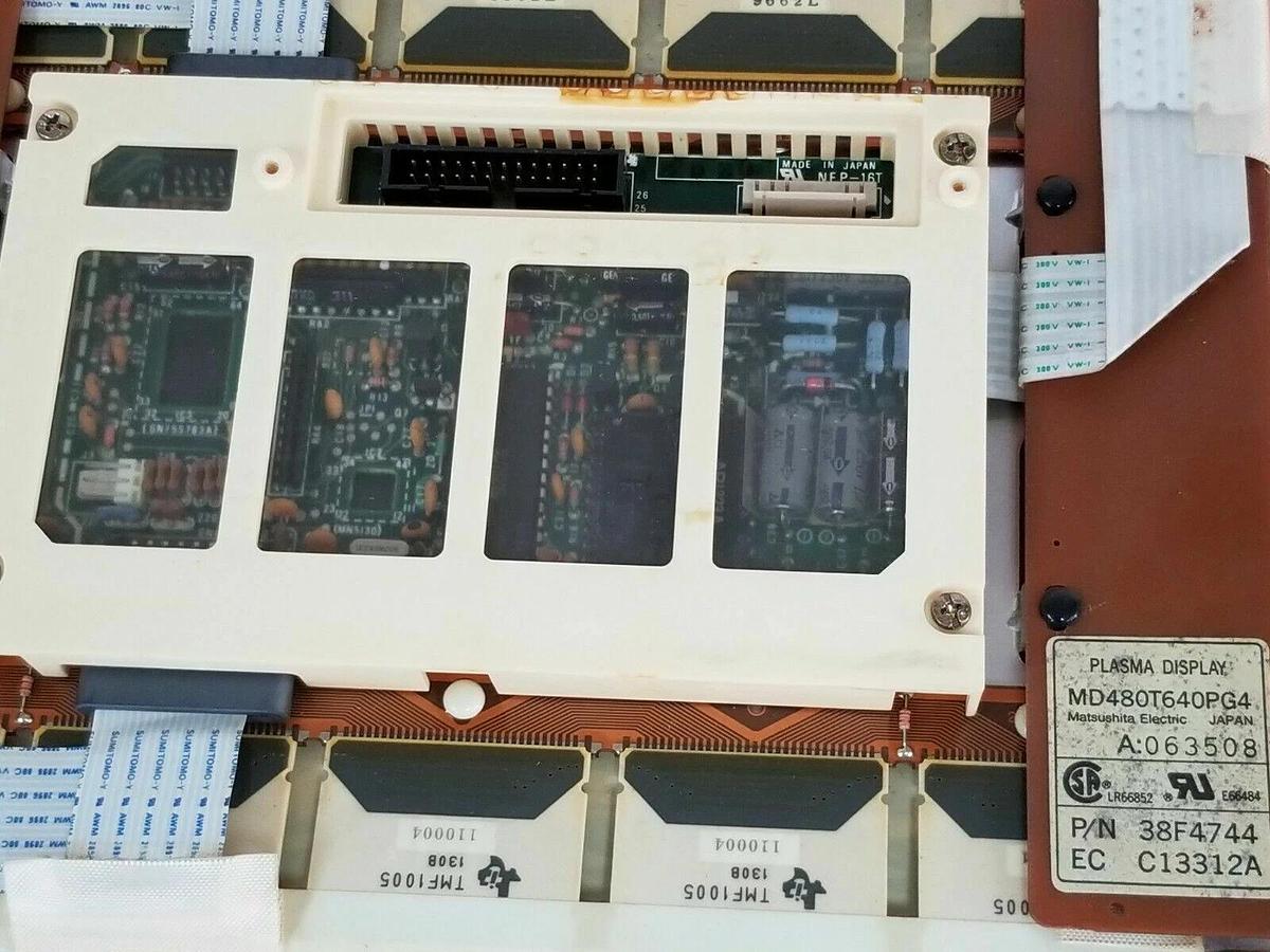Used MATSUSHITA ELECTRIC MD480T640PG4 PLASMA DISPLAY 38F4744 W/ M480T640HB03C-1 BOARD