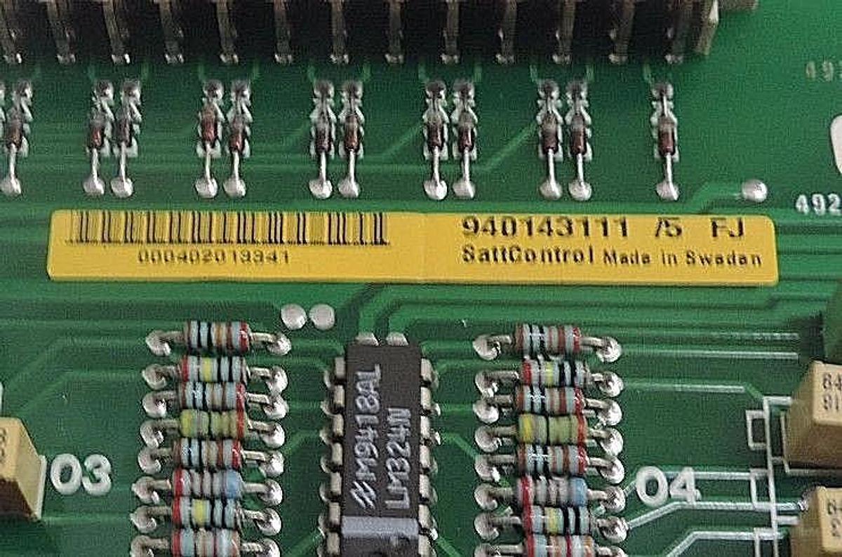 NEW SATT CONTROL 940-143-111 INPUT BOARD 4-20MA ICA 940143111 /5 FJ