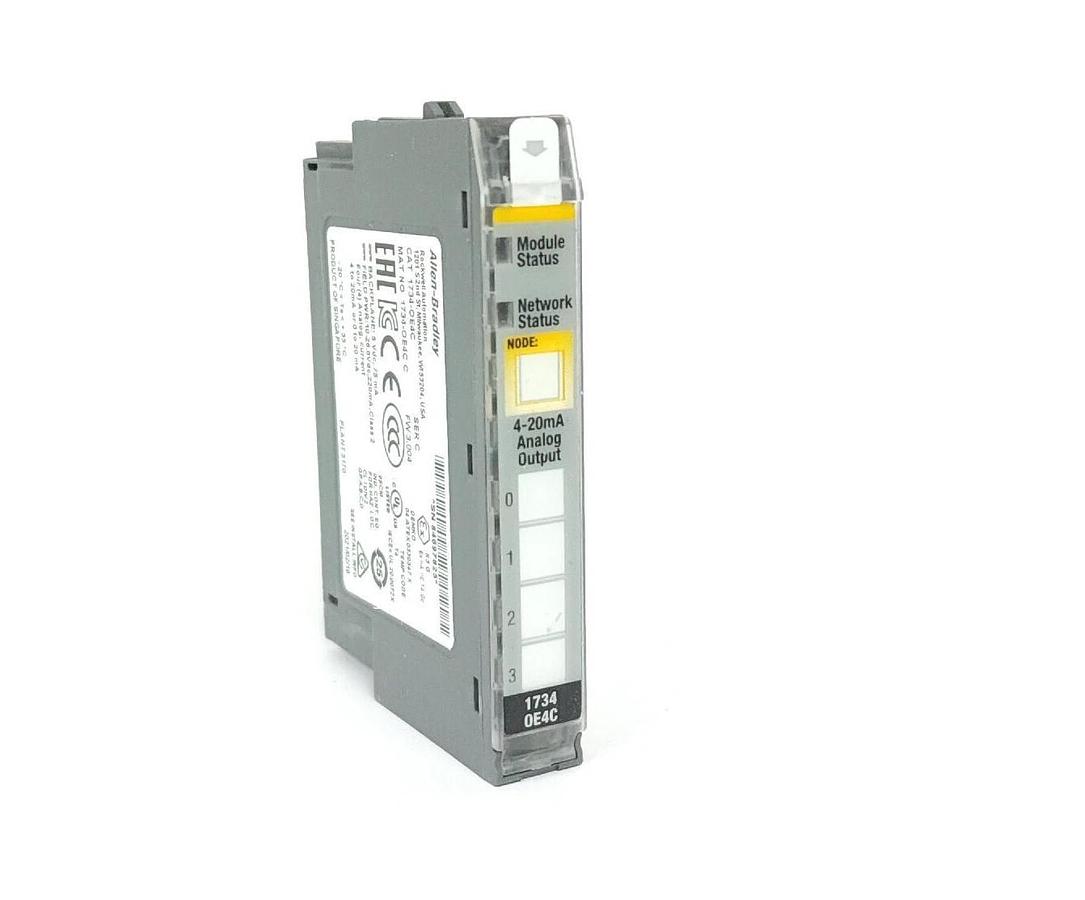 Used NIB ALLEN BRADLEY 1734-OE4C SER. C POINT I/O 4 POINT ANALOG OUTPUT MODULE