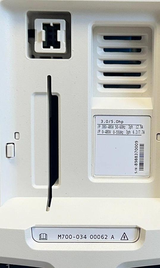 CONTROL TECHNIQUES M700-03400062A10101AB100 Unidrive M EtherNet 3.0/5.0HP NSMP