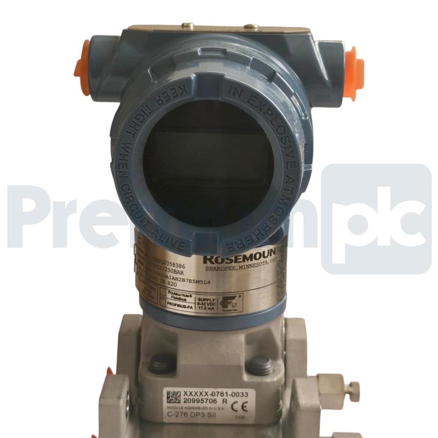 Rosemount 3051 Smart Pressure Transmitter 0-1000inH2O 3051CD3A03A1AH2B7E5M5L4