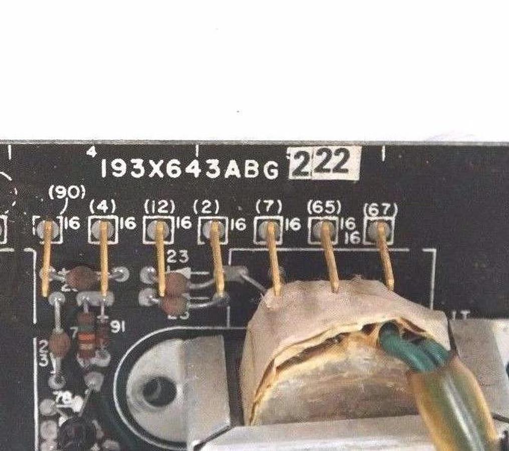 Refurbished REPAIRED GE 193X643ABG222 CONTROL BOARD