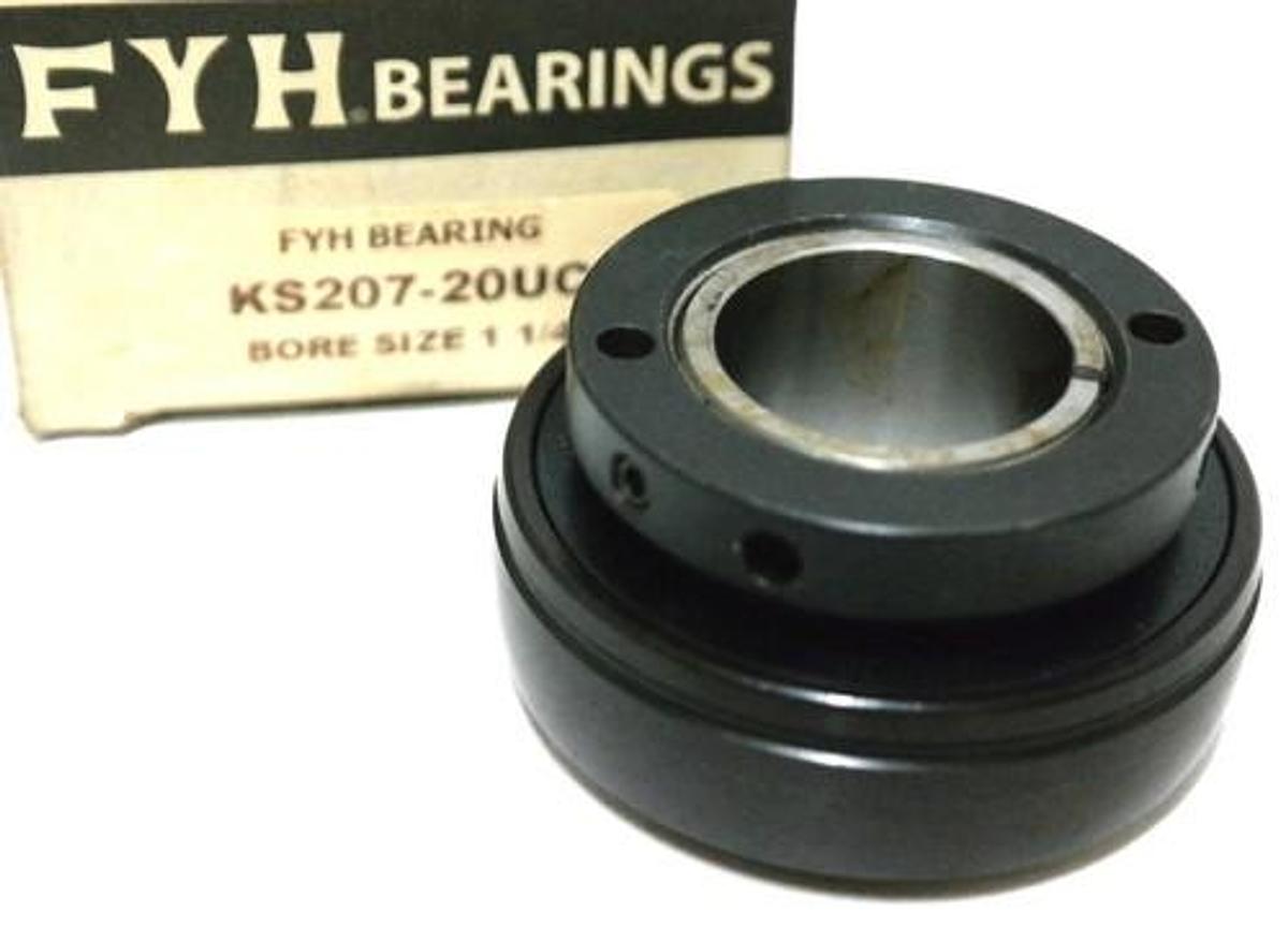 NIB FYH BEARING KS207-20UC STANDARD INSERT 1-1/4" BORE NEW IN BOX KS20720UC