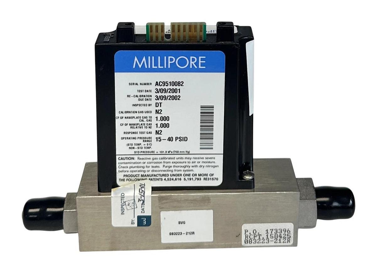 Used MILLIPORE FC-261V / FC261V Tylan 260 SERIES MASS FLOW CONTROLLER 15SLPM N2 USNP