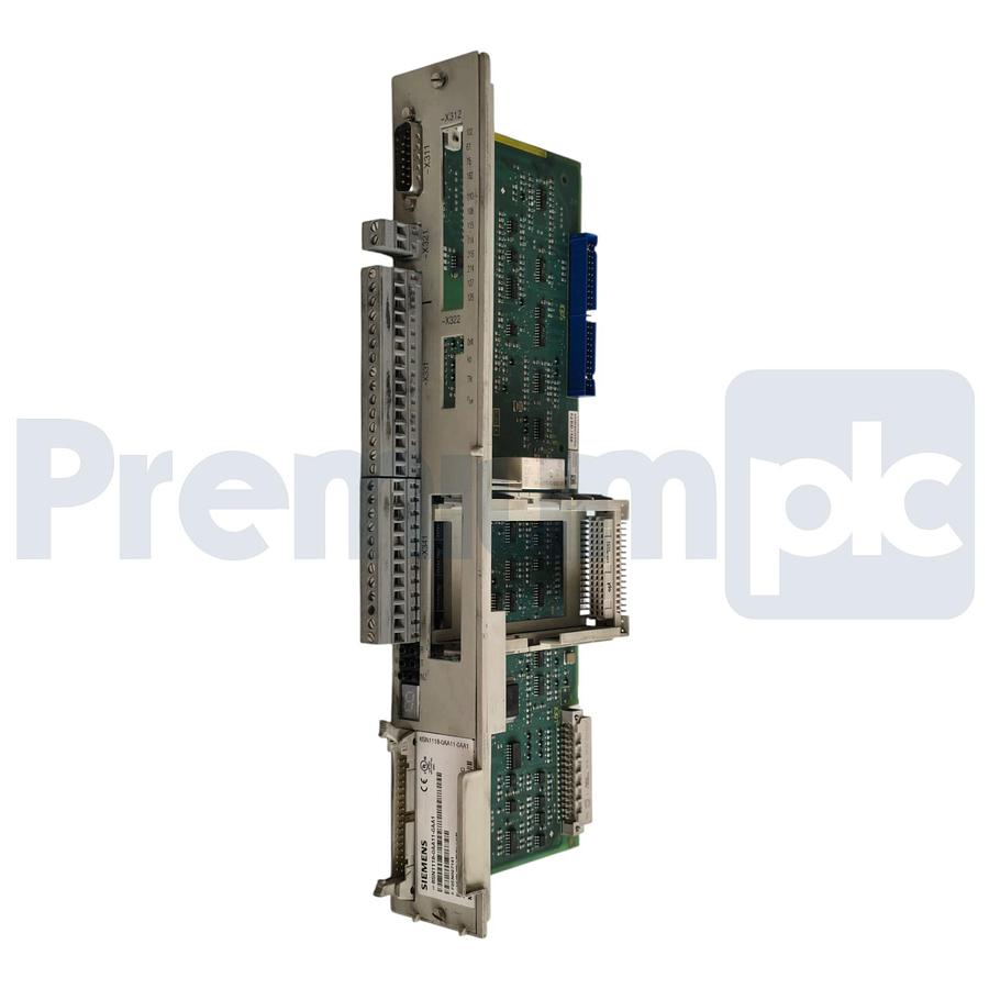 Used Siemens 6SN1118-0AA11-0AA1 SIMODRIVE 611 Standard Control Unit 1-Axis Ver C USED