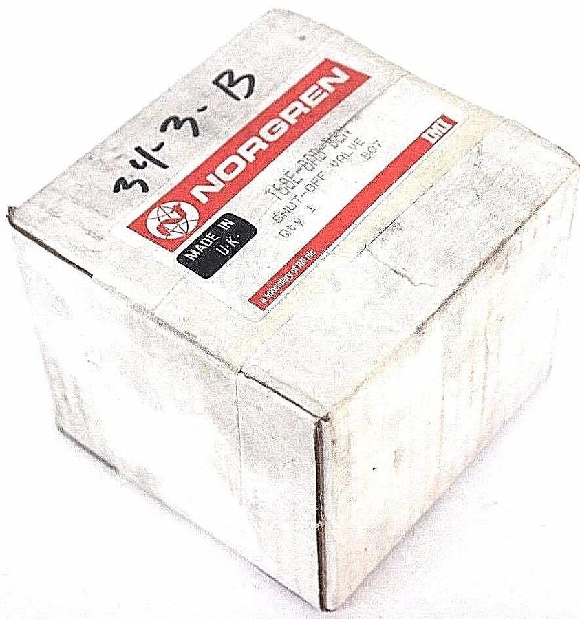 NIB NORGREN T68E-8AB-B2N SHUT-OFF VALVE T68E8ABB2N - FACTORY SEALED