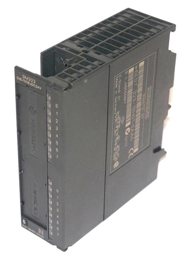 Used SIEMENS 6ES7-323-1BH01-0AA0 I/O MODULE E-STAND: 01 6ES73231BH010AA0