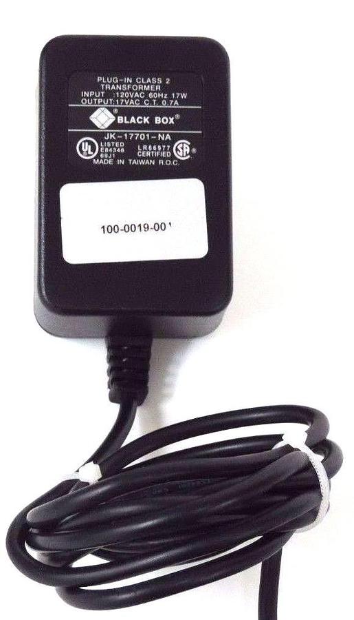 Used BLACK BOX IC150A SMART NODE 485 STANDALONE W/ JK-17701-NA TRANSFORMER 17/120VAC