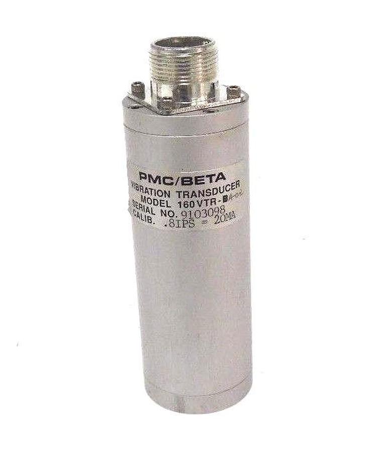 NEW PMC BETA 160VTR-A-02 VIBRATION TRANSDUCER CALIB: .8IPS = 20MA
