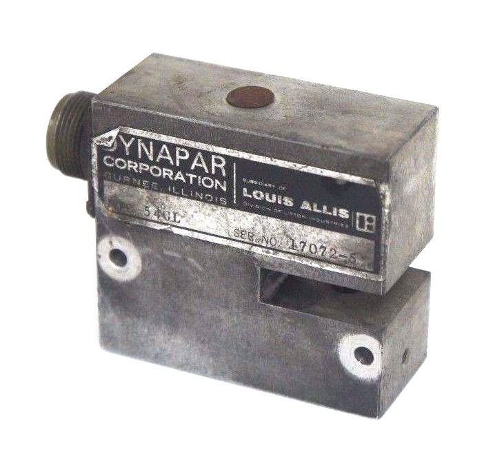 Used DYNAPAR CORP. TYPE 540L TRANSDUCER