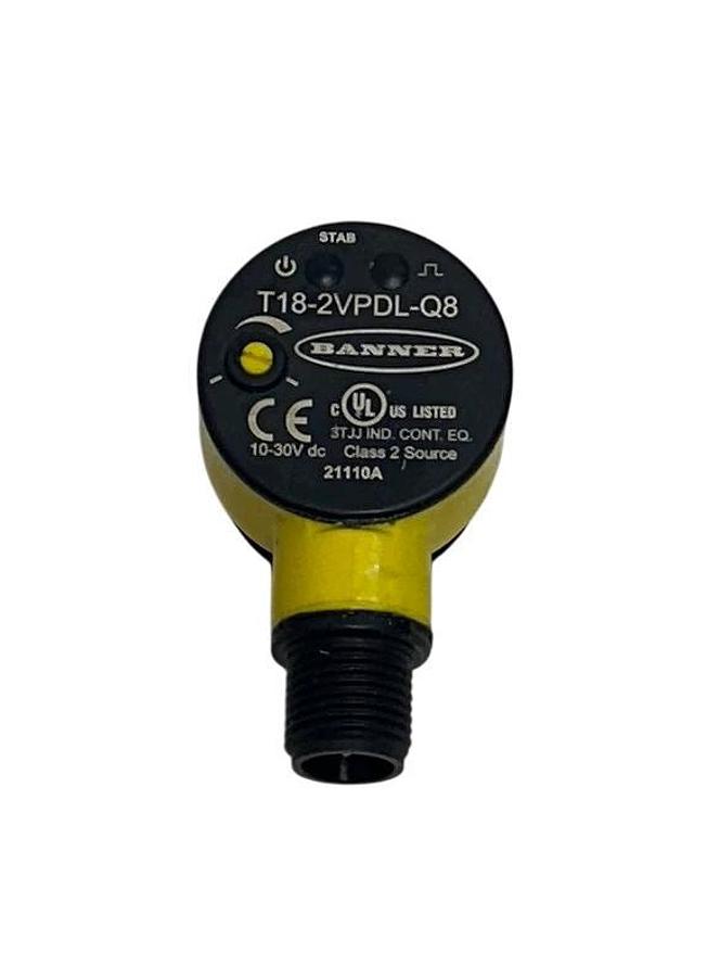 BANNER T18-2VPDL-Q8 / 802640 WASHDOWN PHOTOELECTRIC SENSOR T18-2 SERIES PNP NSMP