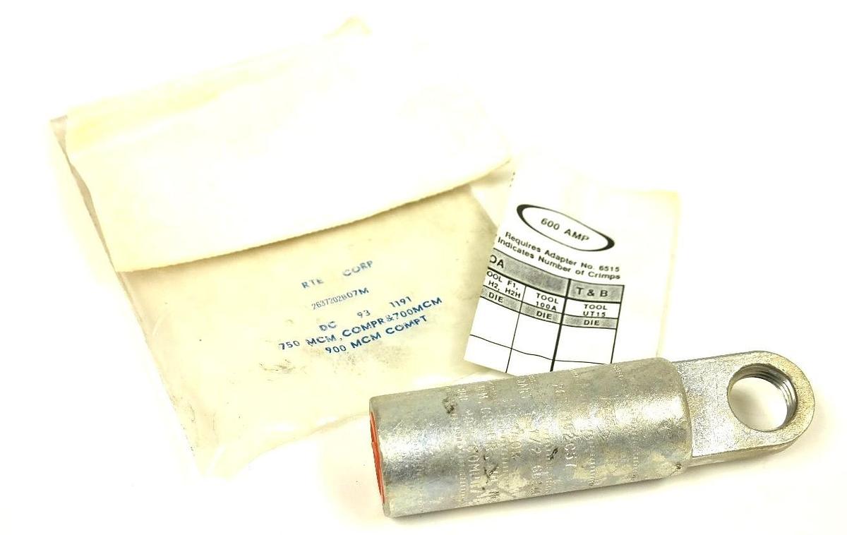 Used NEW RTE CORP 2637202B07M COMPRESSION CONNECTOR 2637302C57 15C140R 1-1/2"
