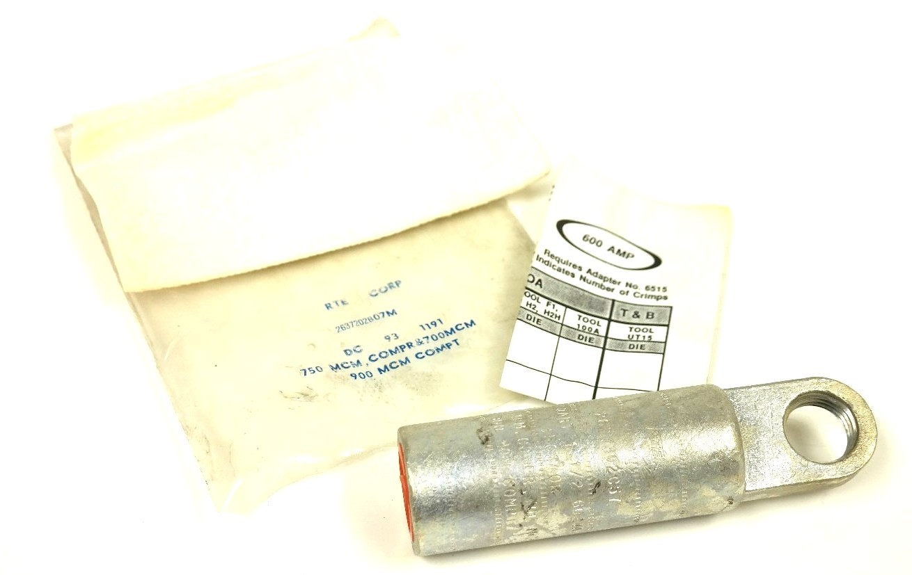 Used NEW RTE CORP 2637202B07M COMPRESSION CONNECTOR 2637302C57 15C140R 1-1/2"