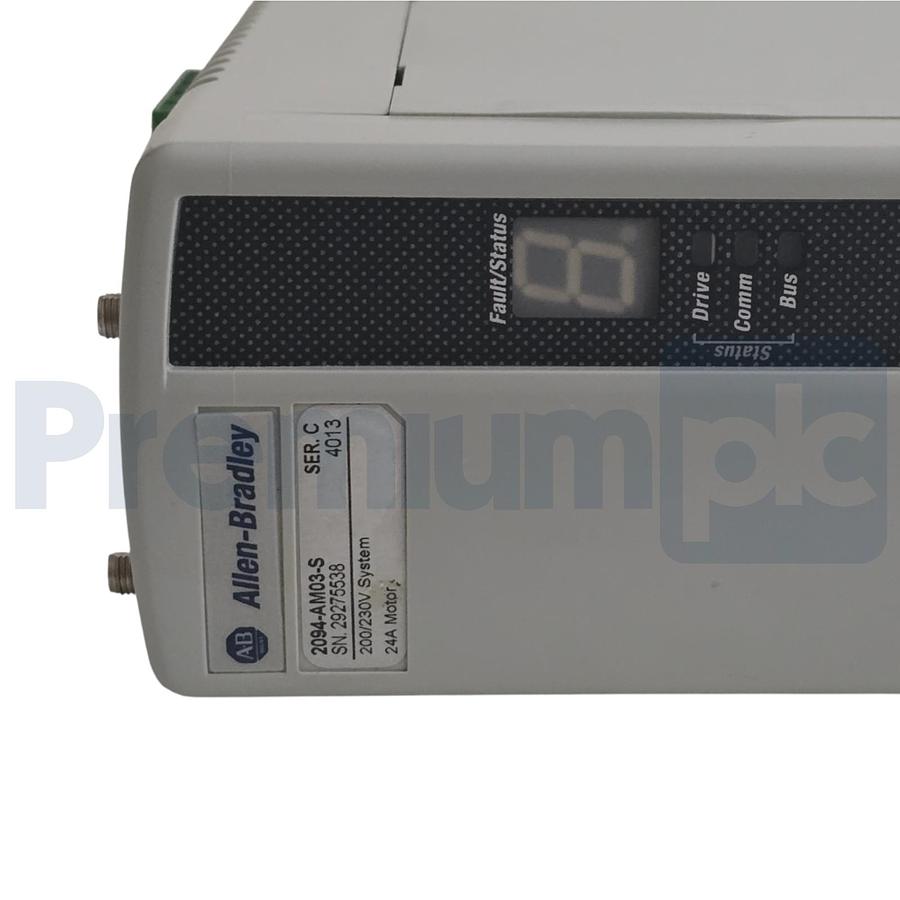 Used Allen Bradley 2094-AM03-S /C Kinetix 6000 Axis Module 24A 230V 5.5kW 2094AM03S