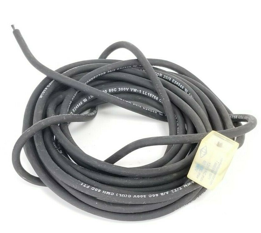 Used CANFIELD 120VAC 60VDC MOV SOLENOID CONNECTOR CABLE