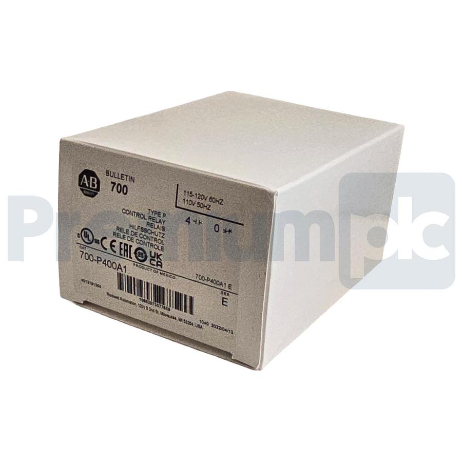 Allen-Bradley 700-P400A1 /E Type P Control Relay 110/120V AC Coil, 4 N.O. NSMP