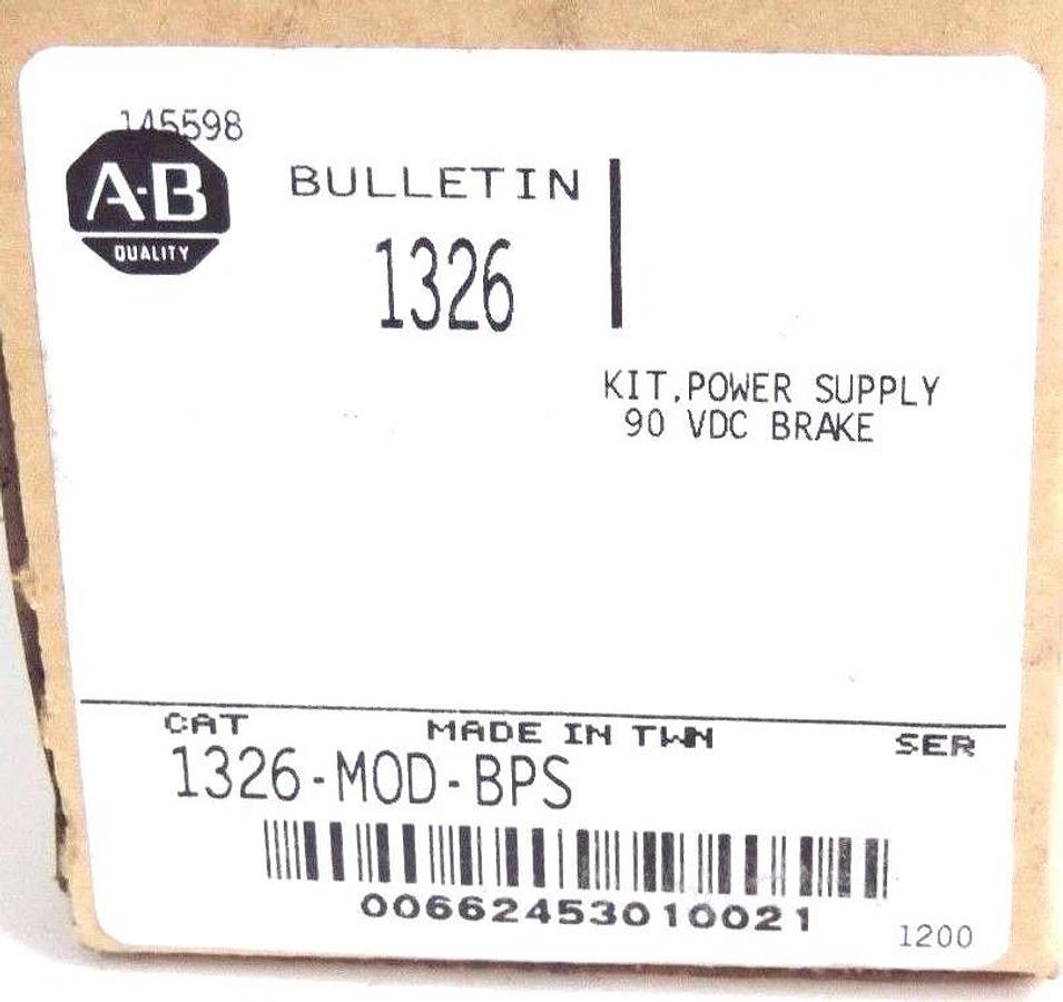 Used NEW SEALED ALLEN BRADLEY 1326-MOD-BPS POWER SUPPLY KIT 90VDC BRAKE, 1326MODBPS