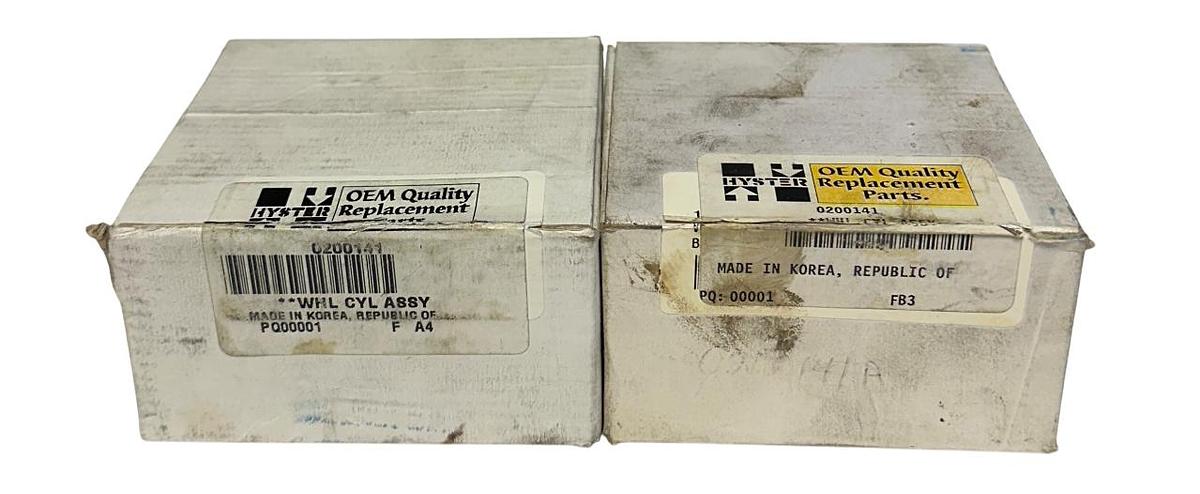 Used 2 HYSTER 0200141 / HY0200141 OEM WHEEL CYLINDER ASSEMBLIES FOR FORKLIFT NSMP