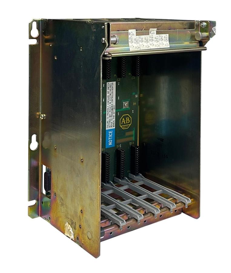 Used ALLEN BRADLEY 1771-A1B /B PLC-5 4-SLOT I/O MODULAR CHASSIS 1771A1B USNP