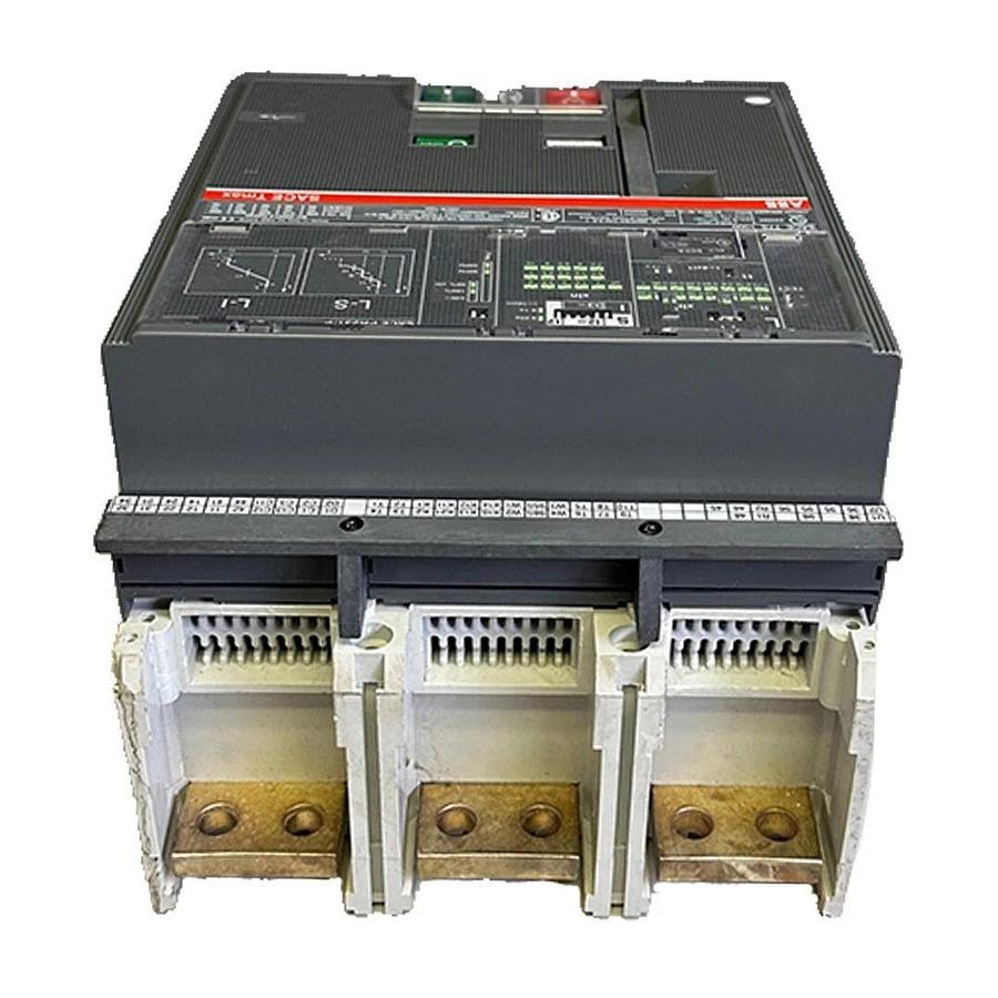 Used ABB SACE T7S 1000 Tmax CIRCUIT BREAKER 4-POLE 1SDA064776R1 W/ SACE PR231/P 800A