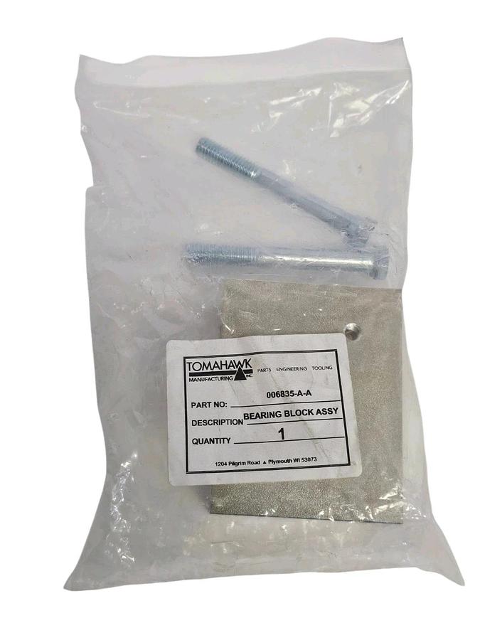 NEW TOMAHAWK 006835-A-A BEARING BLOCK ASSY 006835AA