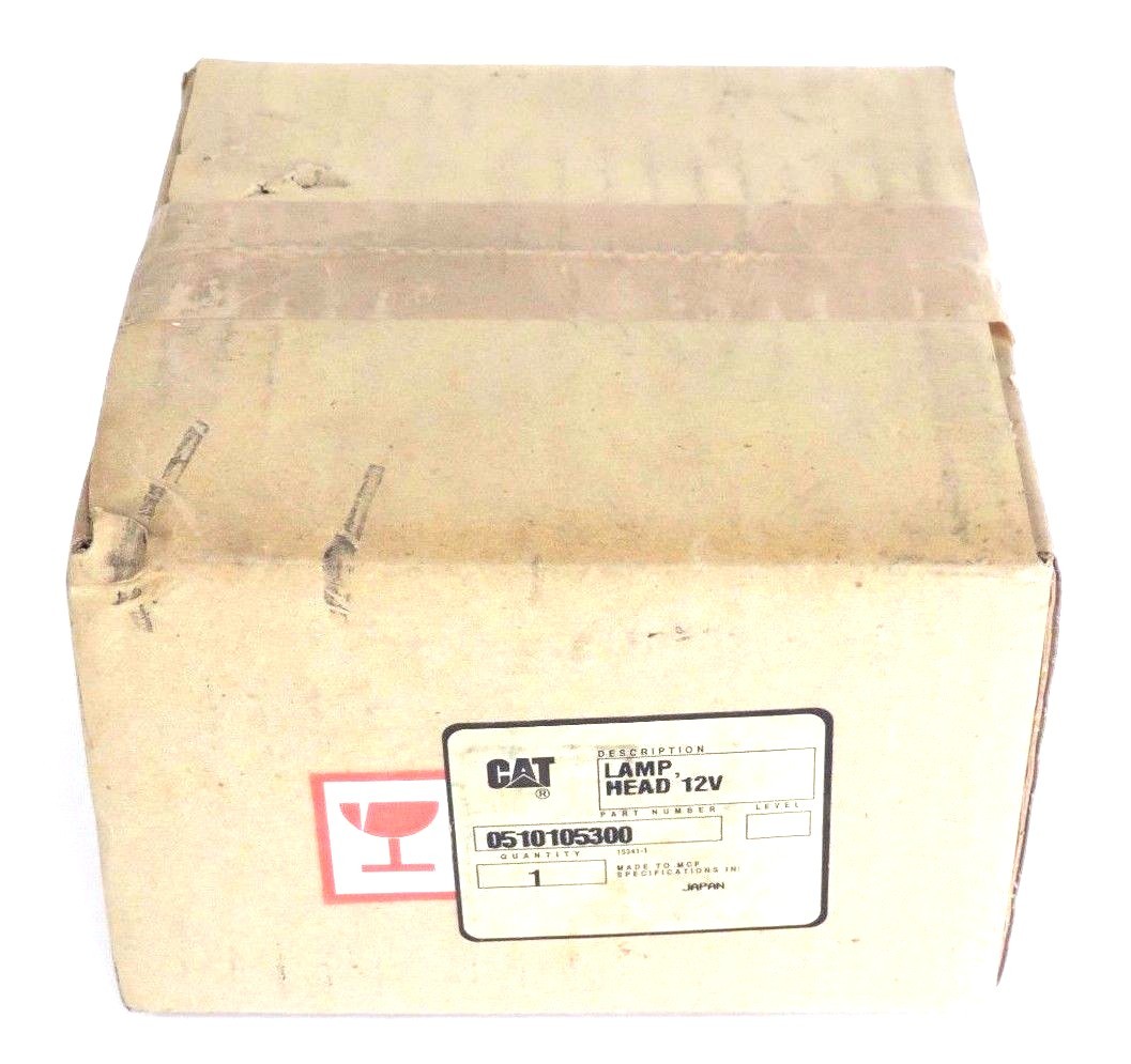 NEW SEALED CATERPILLAR 0510105300 LAMP HEAD 12V, 55WATT, 0510-10105300