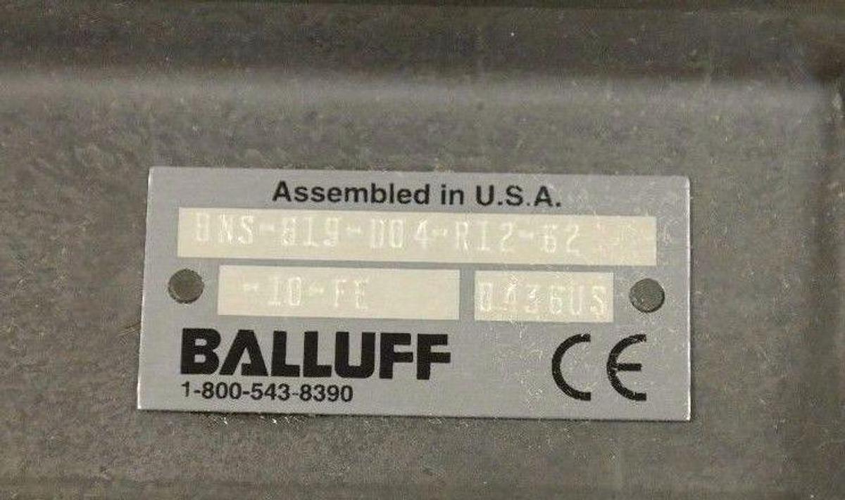 NIB BALLUFF BNS 819-D04-R12-62-10-FE SWITCH BNS01KK 130637 BNS819D04R126210FE