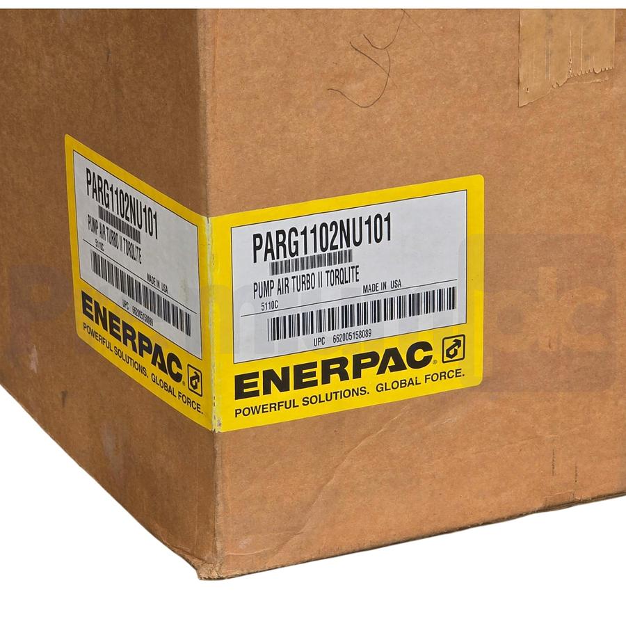 Used Enerpac PARG1102NU101 Turbo II Torqlite Air Hydraulic Pump PARG1102N w/Pendant
