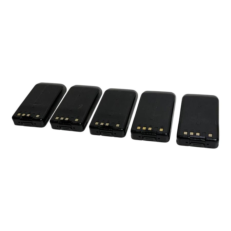 Used Lot of 5 Midport MKNB35 7.4V 2000mAh LiPo Batteries for Kenwood KNB-35L KNB-57L