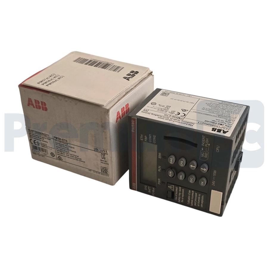 ABB PM590-ETH | 1SAP150000R0271 AC500 Processor Module 2MB ENet 2xRS232/485 NSMP