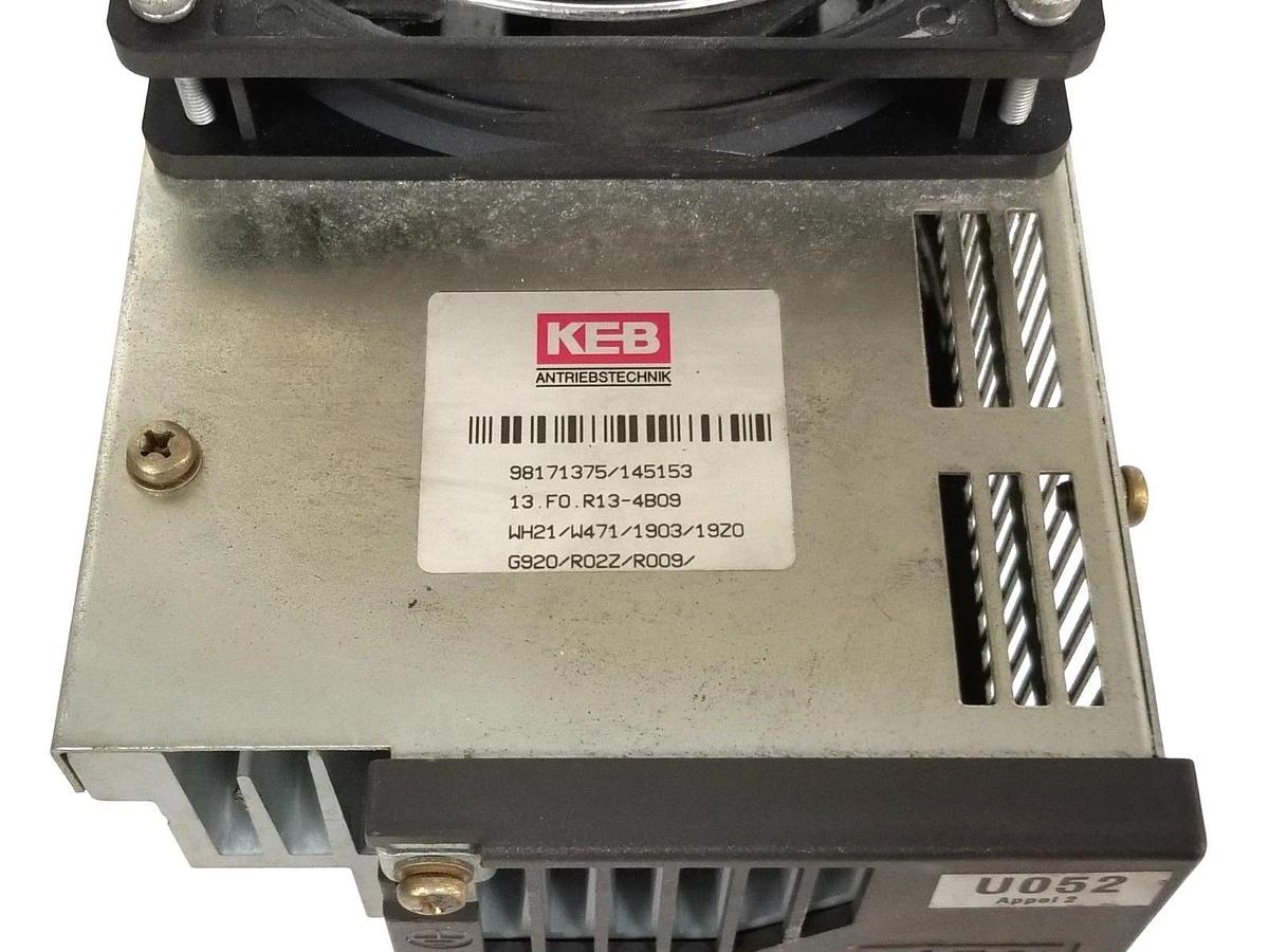 Used KEB COMBIVERT FT101661A FREQUENCY INVERTER 13.F0.R13-4B09 8.3KVA, 12A, 5.5KW