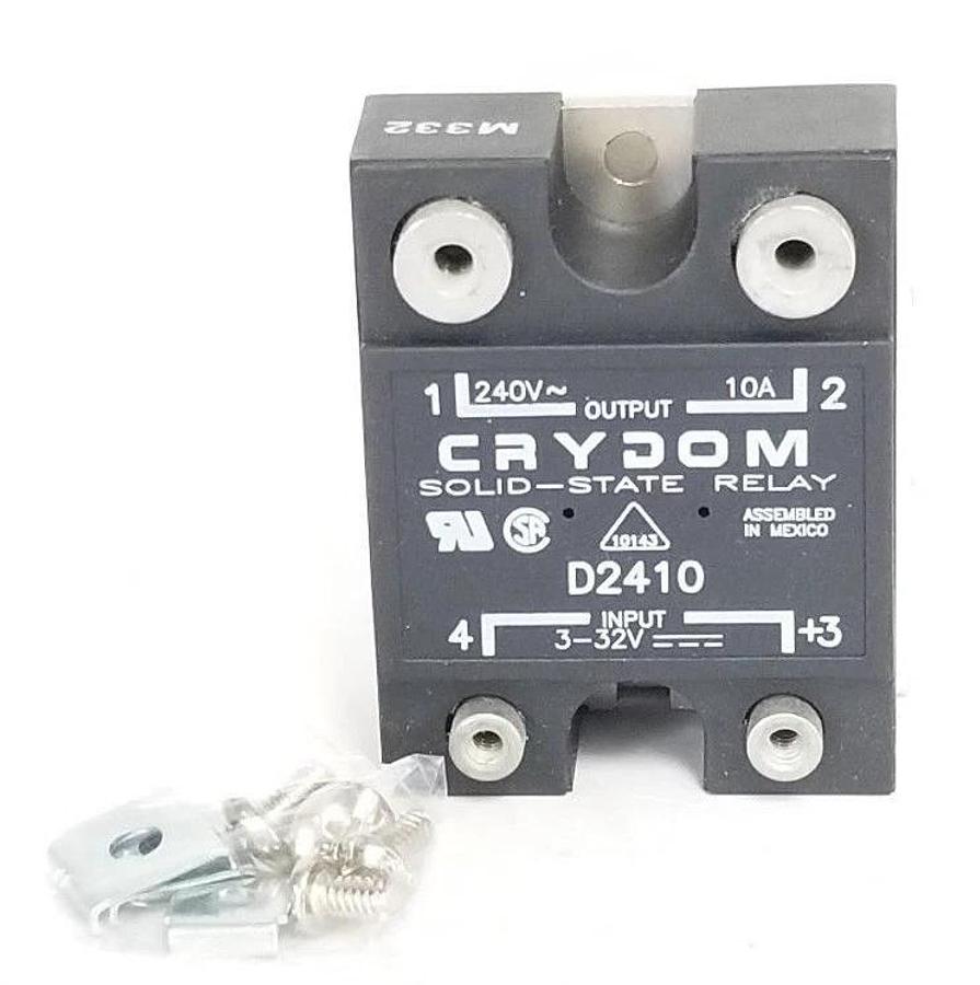 Used NIB CRYDOM D2410 SOLID-STATE RELAY 240V, 10A