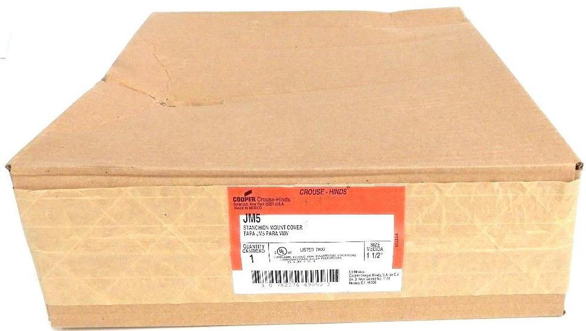 Used NIB COOPER JM5 STANCHION MOUNT COVER 1-1/2" TAPA JM5 PARA VMV