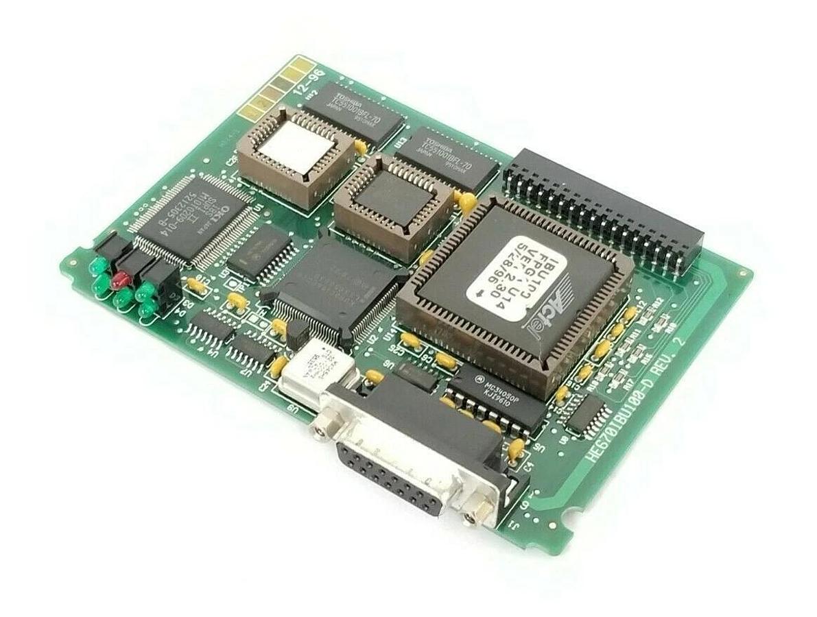 Used HORNER ELECTRIC HE670IBU100-D REV. 2 CONTROL BOARD HE670IBU100 IBU100 FPGA U14