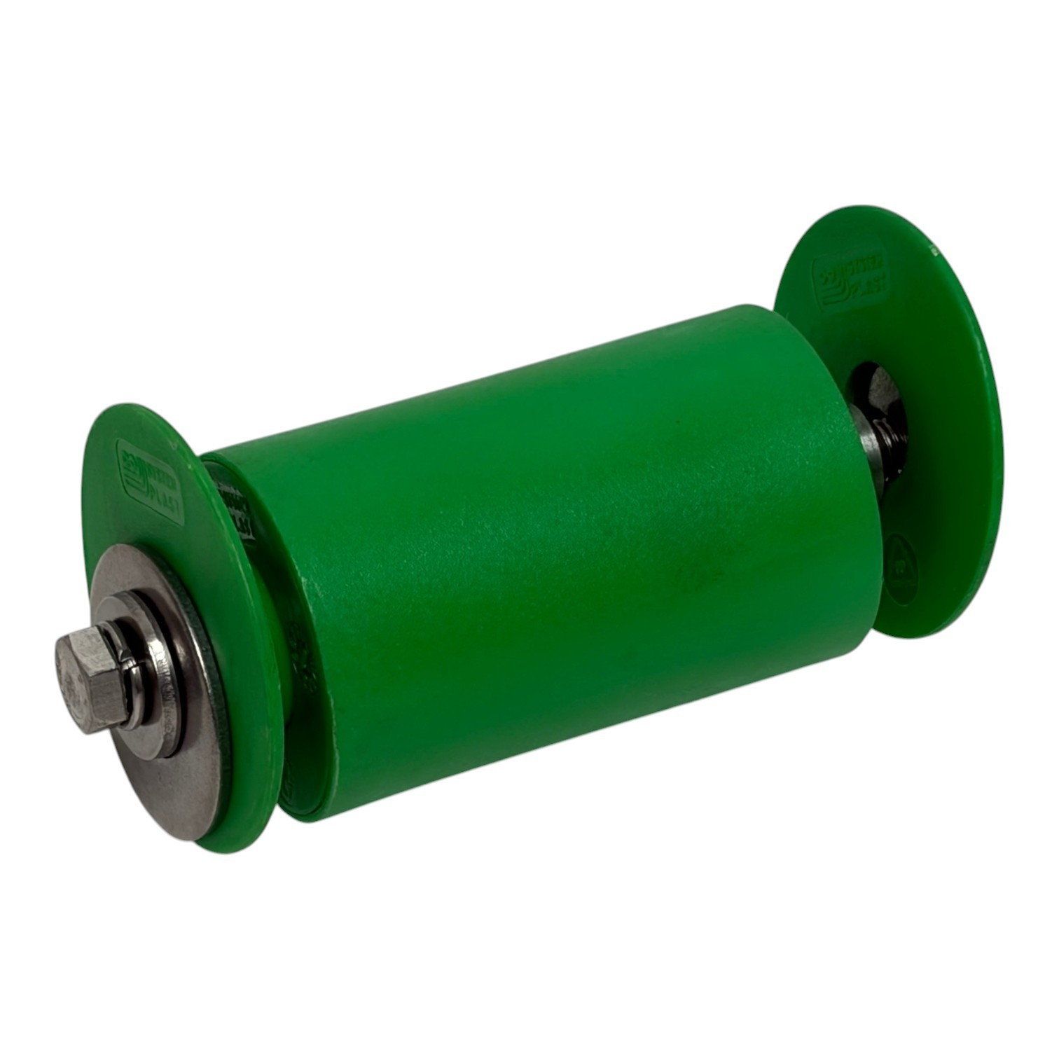 Used Lot of 4 System Plast Green Conveyor Return Roller 121595 030019044901 - NEW