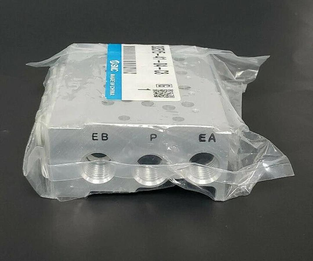 Used NEW SMC SS5Y-41-04-C8 BAR STOCK MANIFOLD SS5Y4104C8