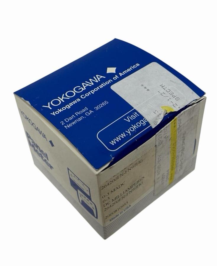 Used NIB YOKOGAWA 264200FN-FN9/JHG PANEL METER 0-3MADC/0-3