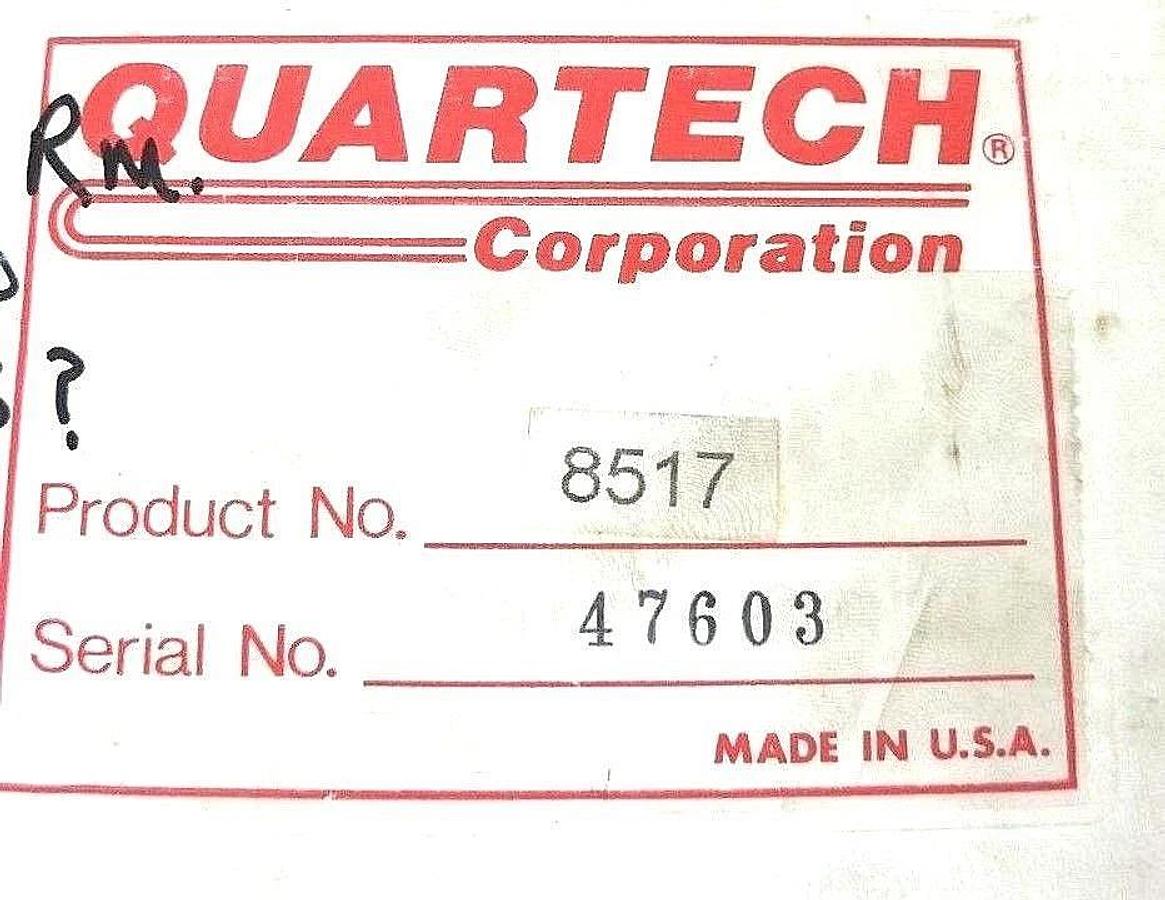 Used NIB QUARTECH 8517 SERIAL DATA MULTIPLEXER 120VAC, 50/60HZ W/ 8591-03 CABLE
