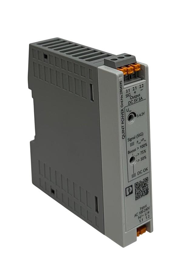 Used PHOENIX CONTACT QUINT4-PS/1AC/5DC/5/PT / 2904595 QUINT POWER SUPPLY 5V OUT NSMP